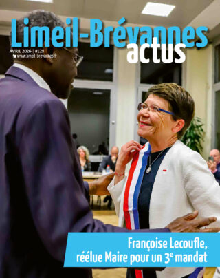 Limeil-Brévannes actus, avril 2026, n°129 : Françoise Lecoufle, réélue Maire pour un 3e mandat